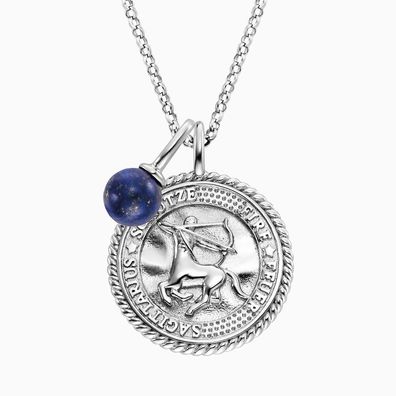 Engelsrufer Halskette 925/000 Silber ERN-SAGITARIUS-LP-ZI Schütze Lapislazuli