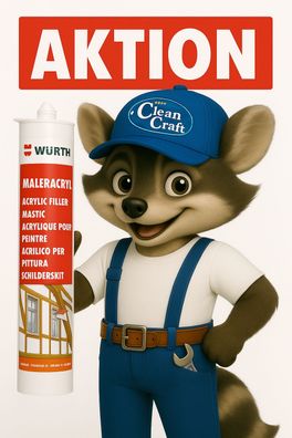 Maleracryl 5 x in Weiß von WÜRTH