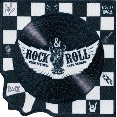 Mono-Quick 18114 Rock & Roll Applikation, Bügelbild, Patch, Aufbügler, Festival ca. 8