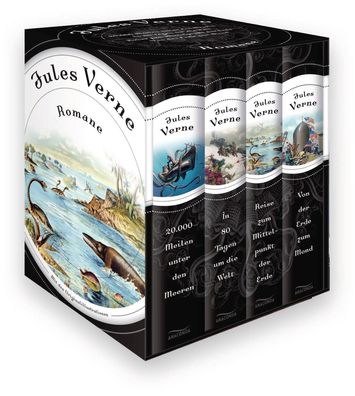 Romane | Jules Verne | Buch | Vier Bände im Schuber | 1504 S. | Deutsch | 2013
