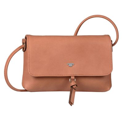 Tom Tailor LUNA, Flap bag S no zip, rosewood
