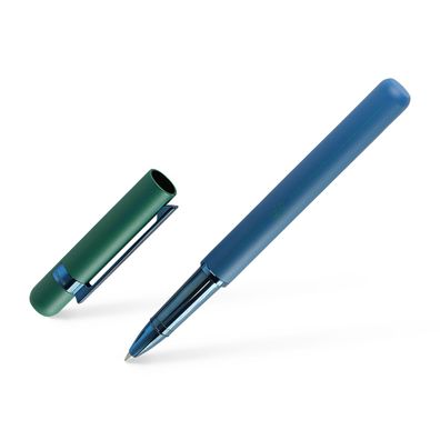 Otto Hutt Tintenroller design 03 grün/blau matt