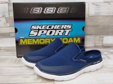 Skechers Herren Summits Vindicator Pantolette blau, zehengeschlossen