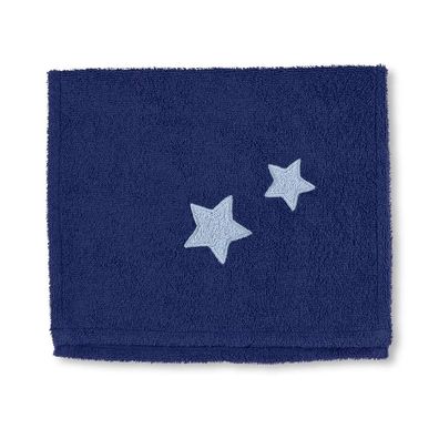 Sterntaler Kinderhandtuch 7161678 Sterne blau 30x50 Kinder Handtuch
