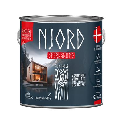 Sperrgrund Farblos Verfärbungsfrei 2500ml Haftung Holzschutz Hartholz Exotenholz