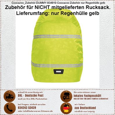 Coocazoo Regenhülle, Yellow