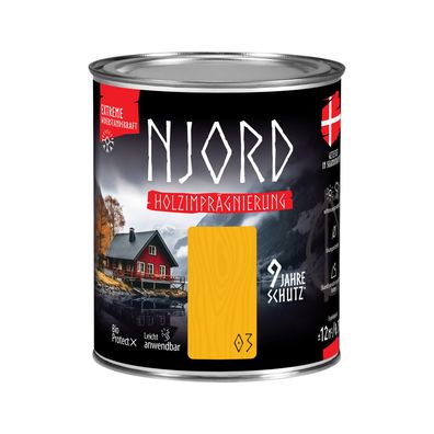 Holzschutz Holzimprägnierung (03) Wintersonne 750ml Wetterfest Holzlack Schutzlack