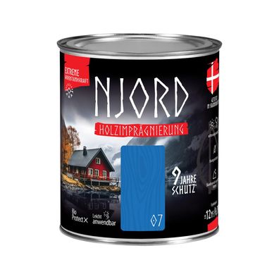 Holzschutz Holzimprägnierung (07) Wolkenloser Himmel Wetterfest Holzlack 750ml