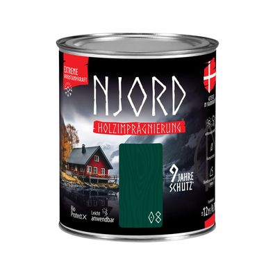 Holzschutz Holzimprägnierung (08) Isländisches Tal 750ml Wetterfest Holzlack