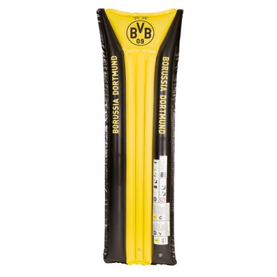 Happy People BVB Luftmatratze 177x66 cm – Borussia Dortmund Poolmatratze