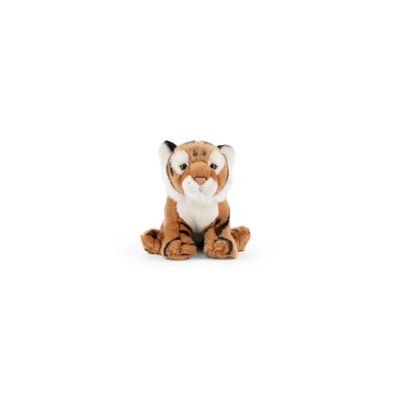 Living Nature Tiger 24 cm mit Sound – realistisches Kuscheltier mit Tierlaut