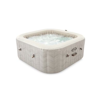 INTEX Whirlpool 28446NP Chevron Deluxe 4 Personen 795L 140 Düsen 175x175cm