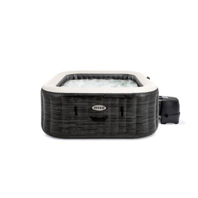 INTEX Whirlpool 28450NP PureSpa Greystone Deluxe 4 Personen 140 Düsen Heizsystem