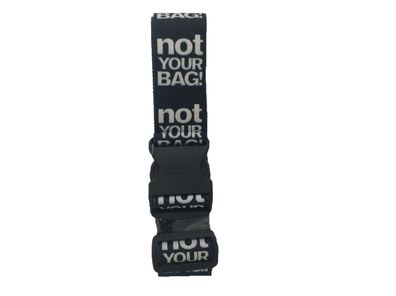 fetziger Koffergut, "NOT YOUR BAG"