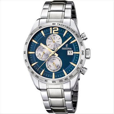 Festina Uhr für Herren F16759/7 Edelstahl Armband