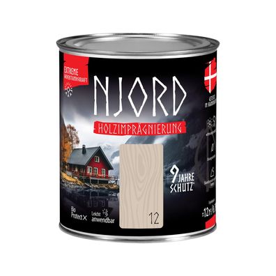 Holzschutz Holzimprägnierung (12) Neblige Wiese 750ml Wetterfest Holzlack