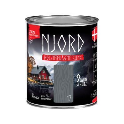 Holzschutz Holzimprägnierung (17) Norwegische Klippen 750ml Wetterfest Holzlack