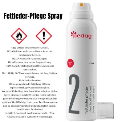 pedag Fettleder Pflegespray 150 ml multicolor - farblos