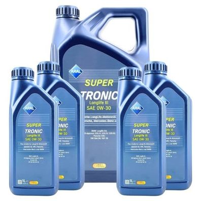 Aral SuperTronic LL III/3 0W-30 5 + 4 Liter