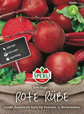 Sperli Rote Bete Rote Kugel 2 - Gemüsesamen