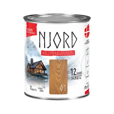 Holzschutz Extreme (01) Nordische Kiefer Wetterfest Holzlack 750ml Schutzlack