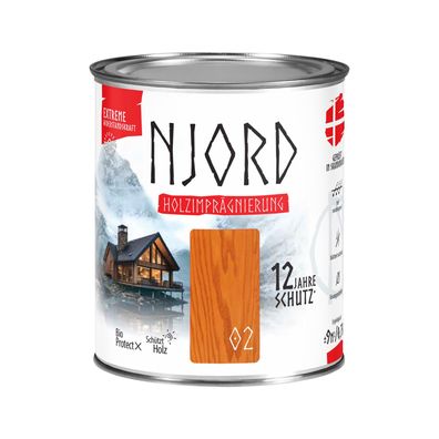 Holzschutz Extreme (02) Nordische Eibe 750ml Wetterfest Holzlack Schutzlack