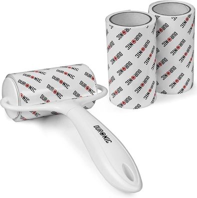Duronic ROLL1X2 Fusselrolle 1 Stück inkl. 2 Kleberollen für Tierhaare
