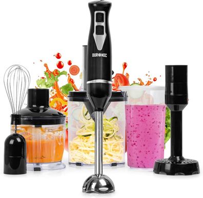 Duronic HB35 Stabmixer 350W, Edelstahl Pürierstab, Handmixer 600ml