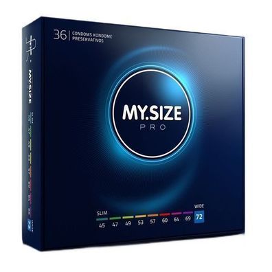My. Size Pro Kondome 72mm - 36er Packung, Maximale Sicherheit und Komfort