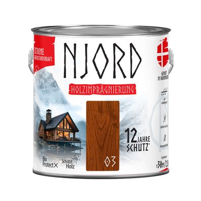 Holzschutz Extreme (03) Lappländische Esche Wetterfest Holzlack 2,5L Schutzlack