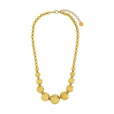 Joop! Halskette Kugeln 2039773 Edelstahl Ionen plattiert gold
