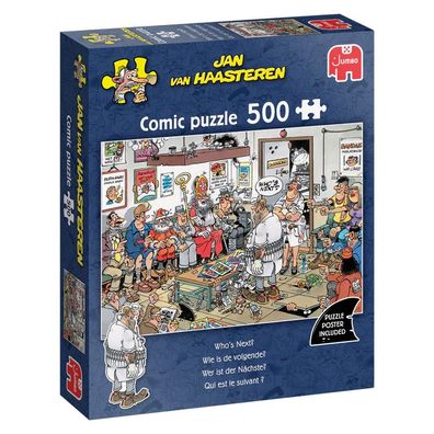 Jan van Haasteren, Wer ist der nächste, 500 Teile Puzzle