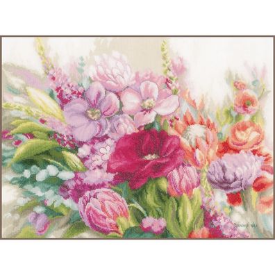 Lanarte PN-0205167 Kreuzstichset - Bright Florals