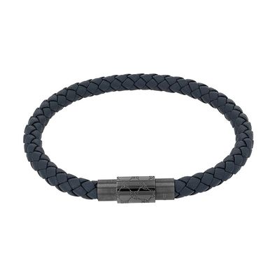 Joop! Armband 2039826 Leder, Edelstahl Magnet-Schraubverschluss
