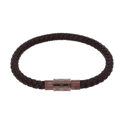 Joop! Armband 2039824 Leder, Edelstahl, Magnet-Schraubverschluss
