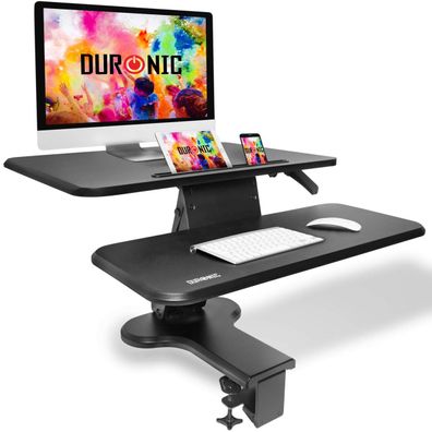 Duronic DM05D13 Computertisch Workstation 64 x 46 cm Höhenverstellbar Stehpult