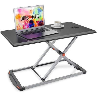 Duronic DM05D11BK Computertisch Workstation 74 x 43 cm Höhenverstellbar
