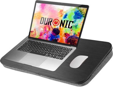 Duronic DML412 Laptopständer Ergonomischer Tisch mit Kissen Bett Sofa