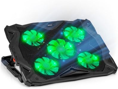 Duronic LC1 Laptop Kühler, Gaming Notebook Kühlmatte, Laptopständer
