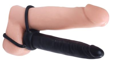 Anal Dildo Penis- und Hodenring "Double Trouble" Doppelpenetration