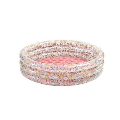 INTEX Sweet Blossom Baby Planschbecken 86x25cm aufblasbar mit Boden 58427NP