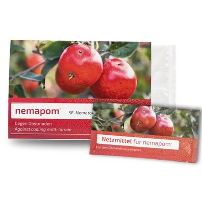 Nemapom SF Nematoden zur Bekämpfung des Apfelwicklers 50 Mio für 15 große