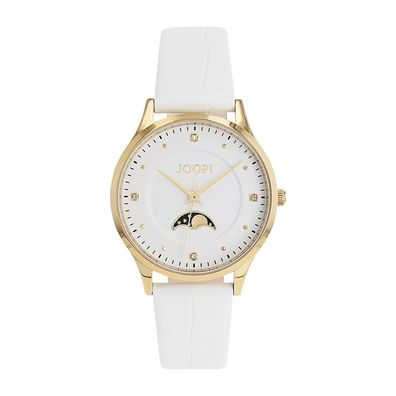 Joop! Damenarmbanduhr 2039575 Edelstahl, Leder, Quarz, Analog