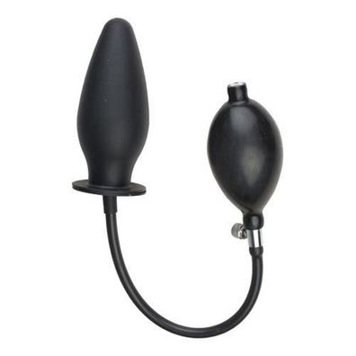 Anal Ballon Anal Plug Buttplug aufpumpbar True Black