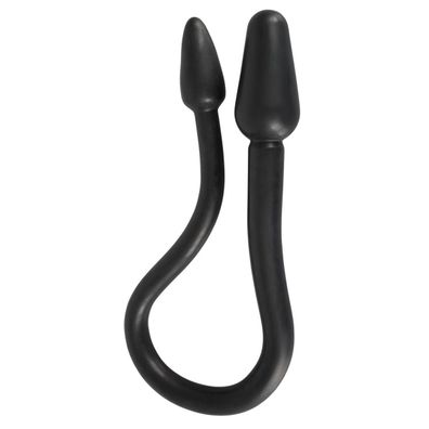 Anal Plug Dildo Analstöpsel Buttplug Rebel Double Black Doppeldildo