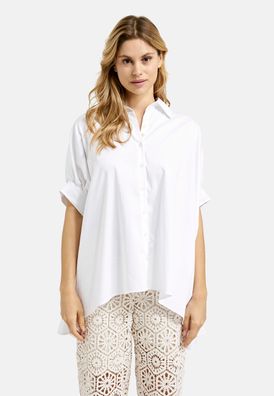 Smith & Soul Oversize-Bluse mit Hemdkragen in White