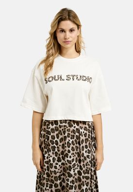 Smith & Soul T-Shirt Print Mix in Camel Print