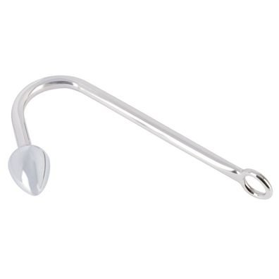 Bondage Hook Analplug mit Haken silber