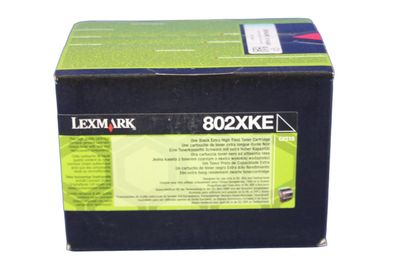 Lexmark 802XKE 80C2XKE Toner Black -A