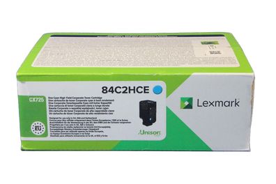 Lexmark 84C2HCE Toner Cyan -A